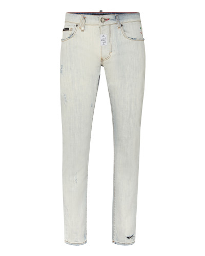 Denim Trousers Super Straight Cut Fit