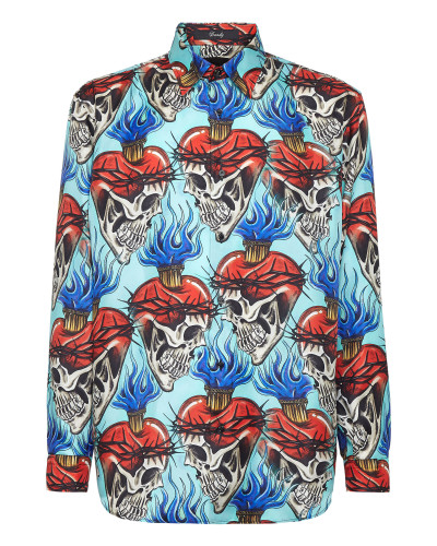 Silk Dandy Shirt Love Tattoo
