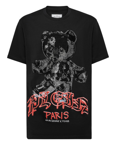 T-shirt Round Neck SS Teddy Glass