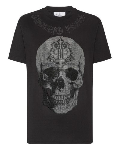 T-shirt Round Neck SS Gothic Banner
