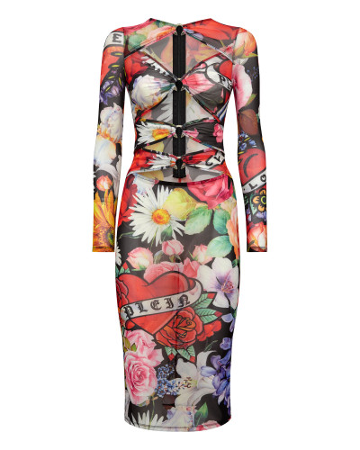 Long Dress Love Flowers