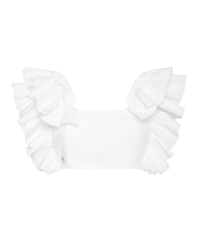Volant Cropped Top
