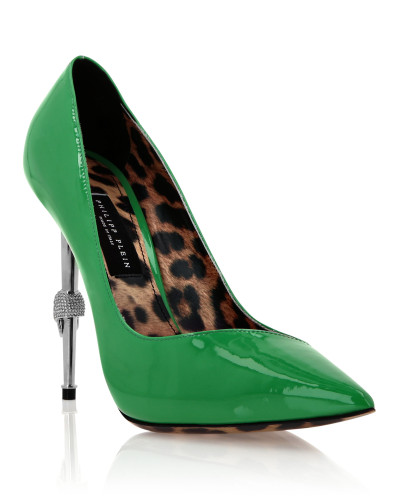 Patent Leather Decollete Hi-Heels