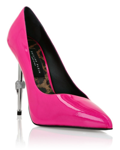 Patent Leather Decollete Hi-Heels