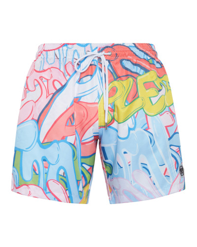 Swim-Trunks Bombing Graffiti