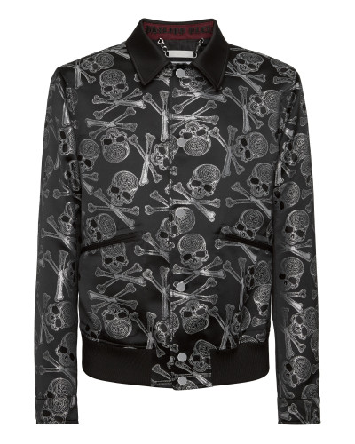 Jacquard Collared Bomber