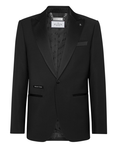 Wool Blazer Lord fit with Crystals Gothic Plein