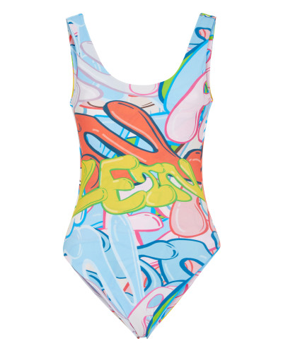 Monokini Bombing Graffiti