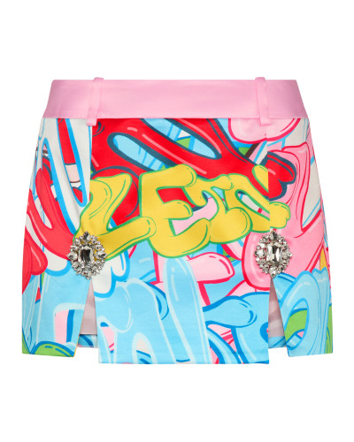 Mini Skirt Bombing Graffiti