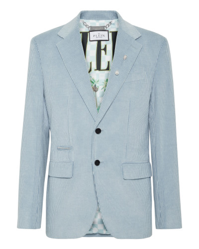 Velvet Gabardine Blazer Flicky Fit