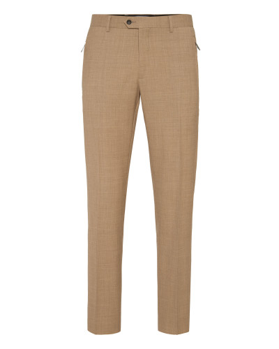 Wide Leg Wool Trousers