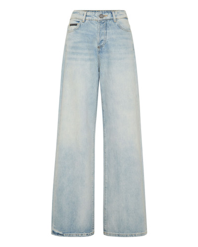 Denim Trousers Skater Fit Logo