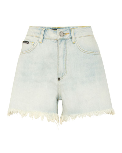 Denim Shorts Logo