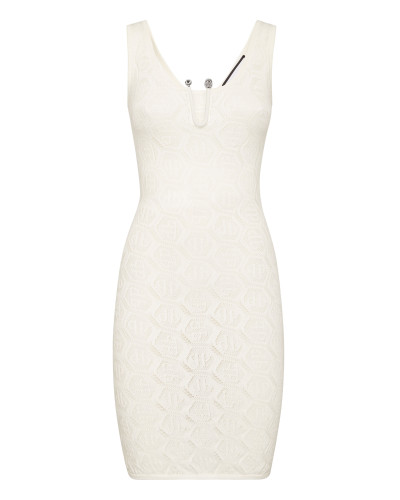 Viscose Mini Dress Monogram
