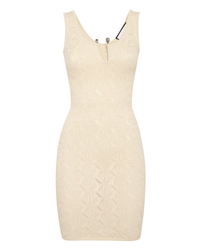 Viscose Mini Dress Monogram