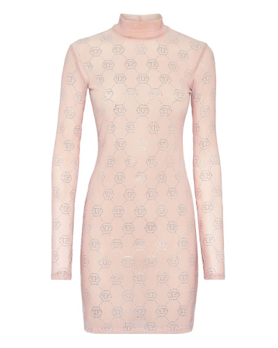 Shirt Dress Monogram Strass