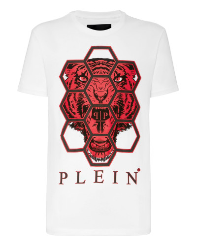 T-shirt Round Neck SS Hexagon tiger
