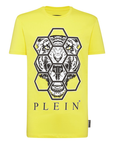 T-shirt Round Neck SS Hexagon tiger