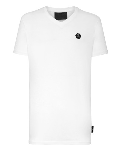 T-shirt V-Neck SS Hexagon tiger