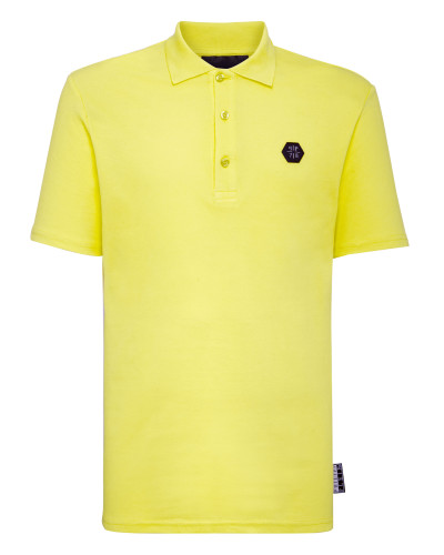 Slim Fit Polo shirt SS Allover skull