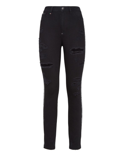 Miss High Waist Jegging Stripes