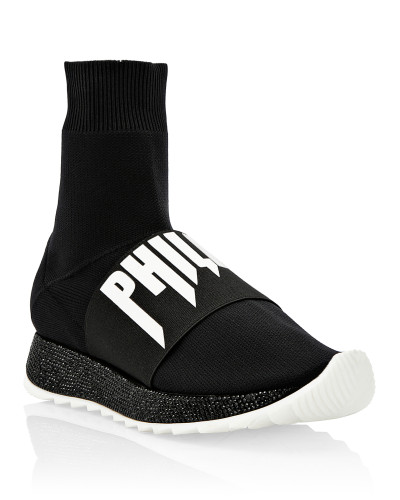 Hi-Top Sneakers Crystal