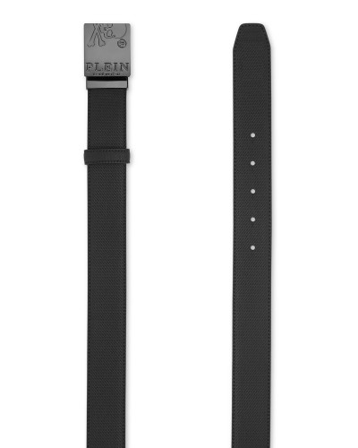 Leather Belt Skull and Plein