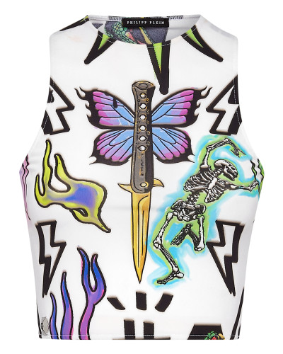 Crop Top Tattoo Monogram