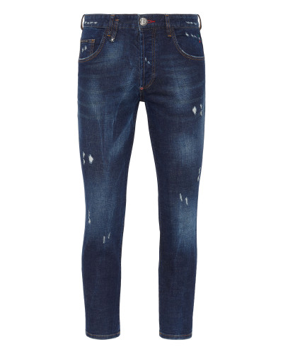 Denim Trousers Skinny Destroyed