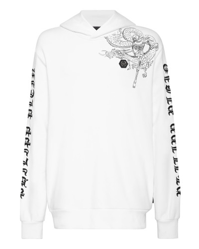 Hoodie sweatshirt Embroidery Gothic Plein