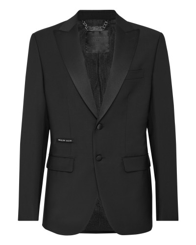 Wool Blazer Gigolò fit Skull strass with Crystals