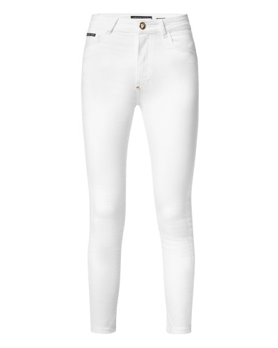 Denim Skinny Trouser  Skull