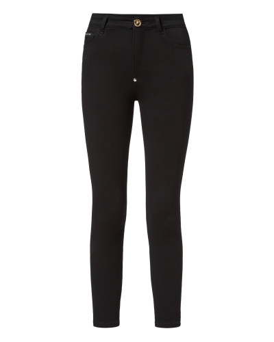 Denim Skinny Trouser  Skull