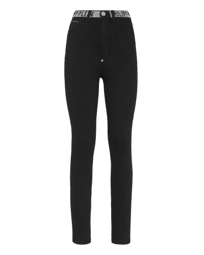 Super High Waist Jegging Stones  Philipp Plein TM with Crystals