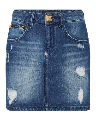 Denim Mini Skirt