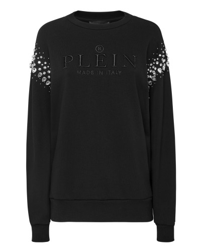 Sweatshirt LS Crystal Iconic Plein