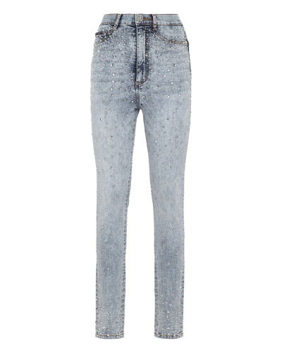 Denim Super High Waist Jegging Crystal Rain