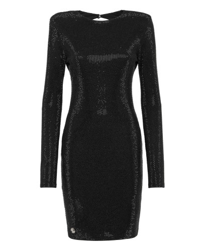 Mini Dress LS Crystal