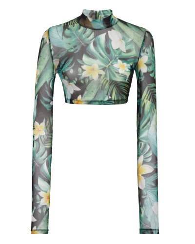 Cropped T-shirt LS Hawaii