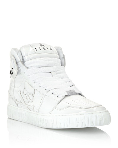 Super Street Hi-Top Sneakers Skull&Bones