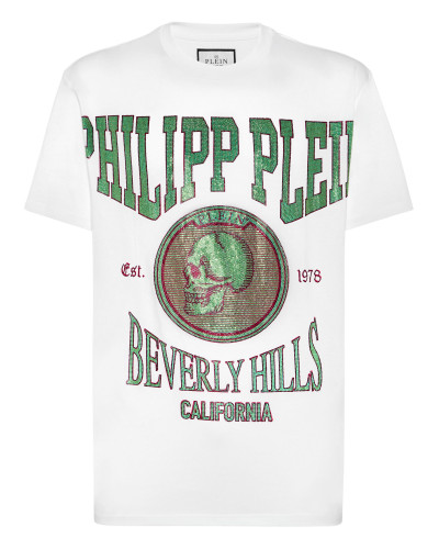 T-shirt Round Neck SS with Crystals