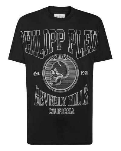 T-shirt Round Neck SS with Crystals