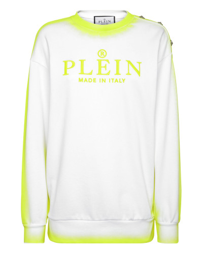 Sweatshirt Round Neck Fluo