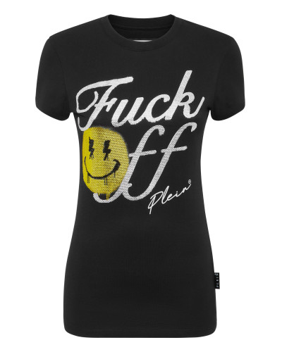 T-Shirt Sexy Pure with Crystals Smile