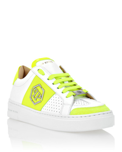 Mix Leather  Lo-Top Sneakers