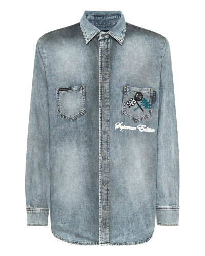 Denim Shirt LS Cars Racing