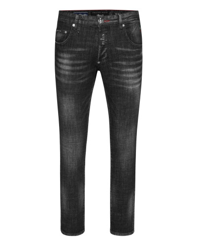 Denim Skinny Fit Trousers Hexagon