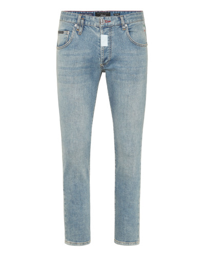 Denim Skinny Fit Trousers Hexagon