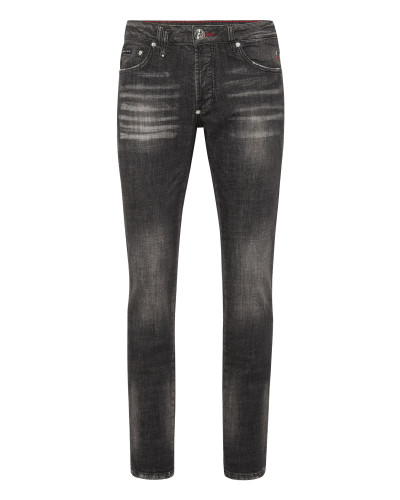 Denim Super Straight Cut Trousers Racing Club