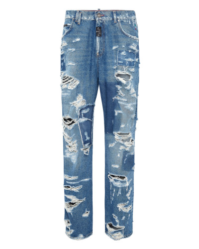 Denim Beach Boy Fit Trousers